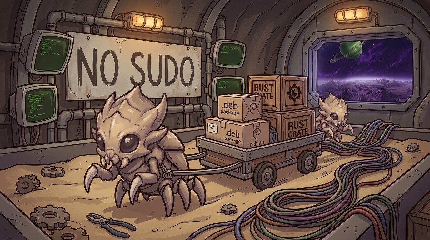 Building email CLIs in a sandbox without root